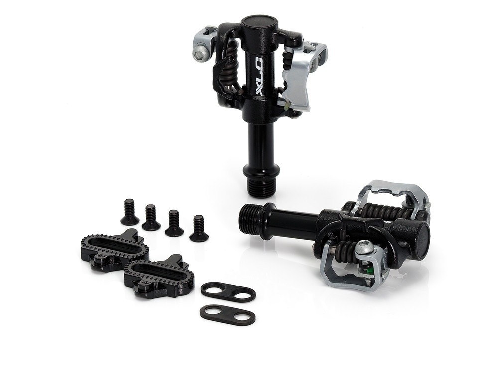 Педали XLC MTB-System-Pedal PD-S03 two-sided, black/silv. 365sz. SB-Plus 