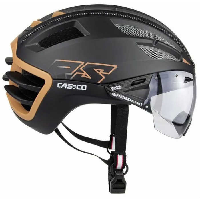 Шлем для велосипеда CASCO SPEEDairo 2 (с визором) (коричневый)