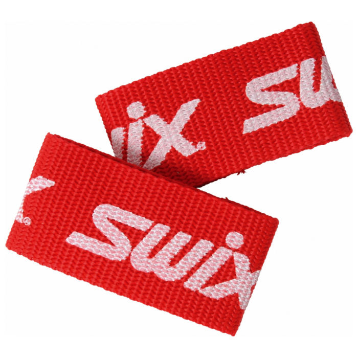 Стяжки SWIX (для беговых лыж без защитной прокладки, манжет) (красный)