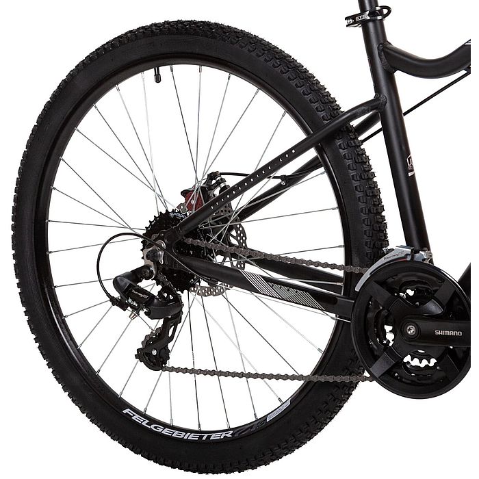Велосипед STINGER Vega STD 27.5&quot;, Al, M-Disk Brake, 24-Speed (черный) (2021)