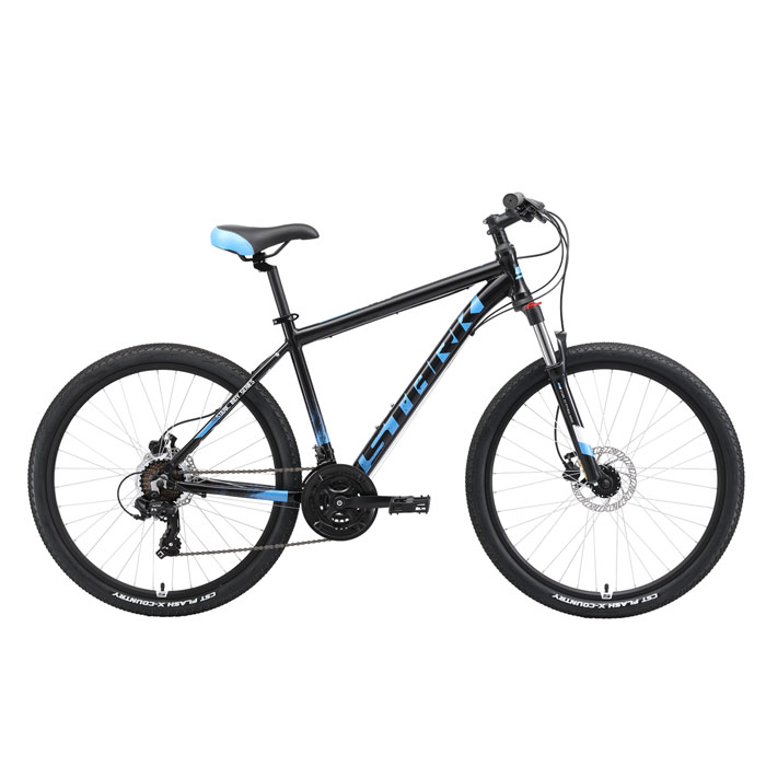 Велосипед STARK Indy 26.2 HD (черный/синий/голубой) (2019)
