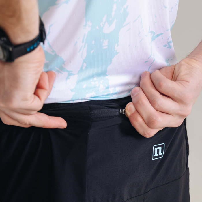 Шорты для бега NONAME Speed Tech 2IN1 (черный)