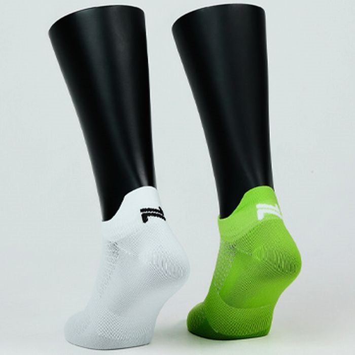 Носки для бега NORDSKI Race (2 пары) (белый/лимонный)