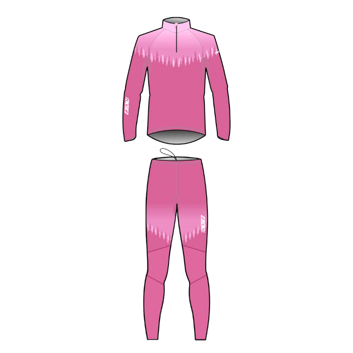Комбинезон раздельный KV+ Tornado 2 Pieces Suit (розовый)