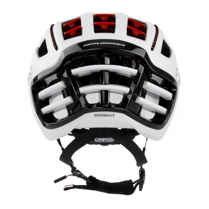 Шлем для велосипеда CASCO SPEEDairo 2 (с визором) (белый/черный)
