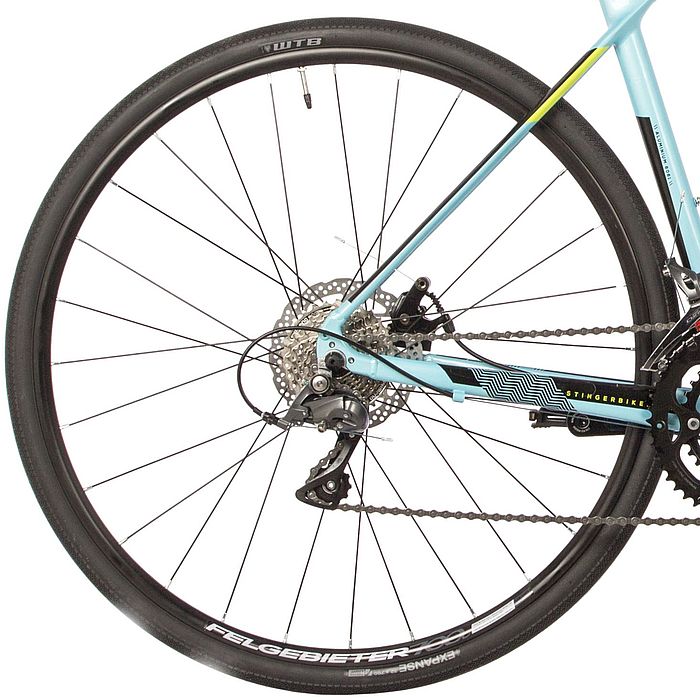 Велосипед STINGER Stream Evo 28&quot;, Al, M-Disk Brake, 16-Speed (синий) (2021)