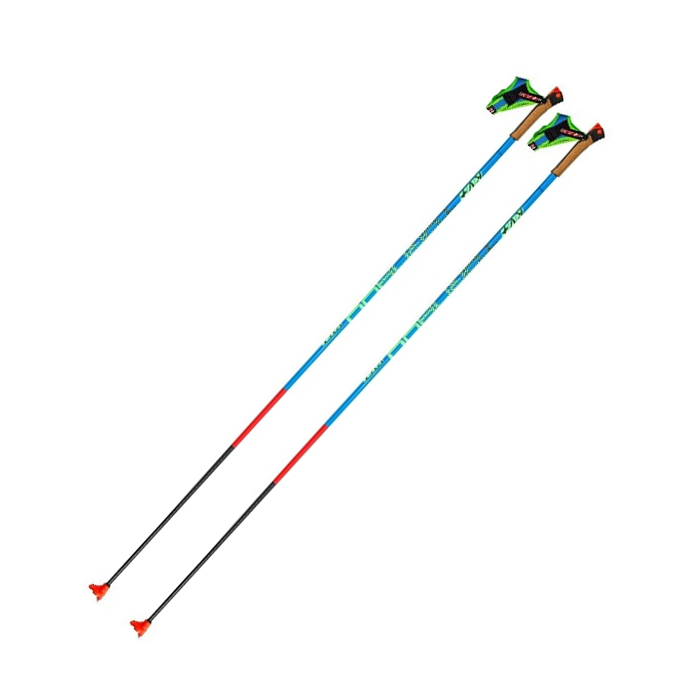 Лыжные палки KV+ (20P003Q) Tornado Plus Titan (Карбон 100%) (синий)