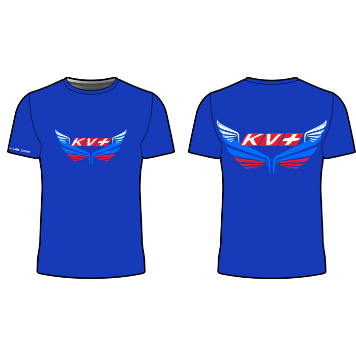 Футболка для бега KV+ T-shirt (голубой)