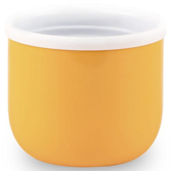 Термос Арктика с узким горлом и глухой пробкой, 0,35 л (желтый)