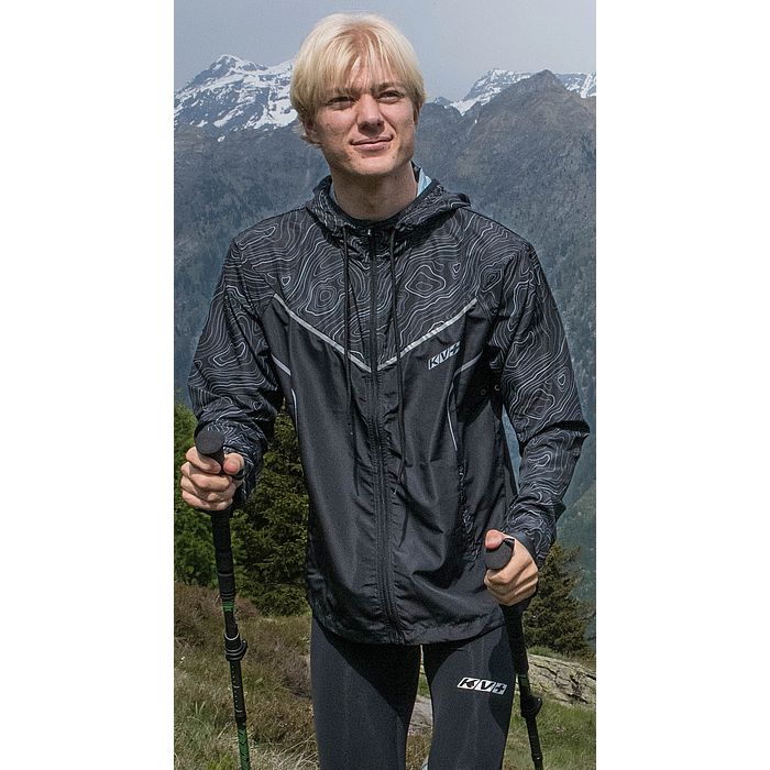 Ветровка для бега KV+ Breeze Wave (черный)