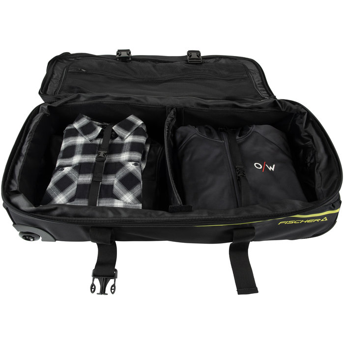 Сумка дорожная, на колесах FISCHER Fashion Tourer 93L (черный/желтый)