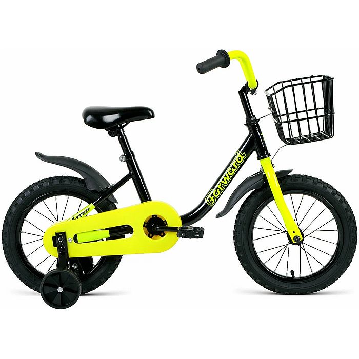 Велосипед FORWARD Barrio 14 (черный) (2021)