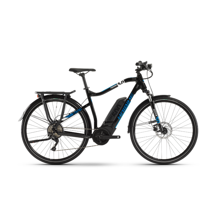 Электровелосипед HAIBIKE Sduro Trekking 3.0 men i500Wh (черно/синий) (2020)