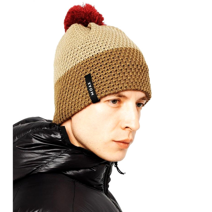 Шапка вязаная MOAX Star (коричневый)