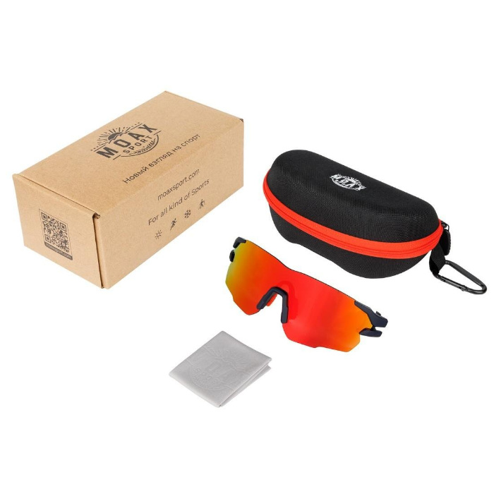 Очки спортивные MOAX Lauf (желтый/оранжевый)