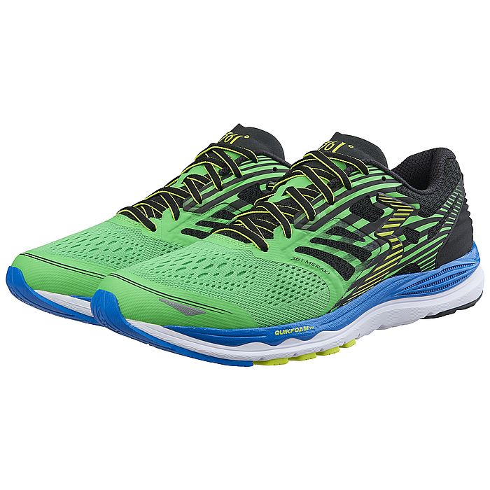 Кроссовки беговые 361° Meraki (зеленый/черный)