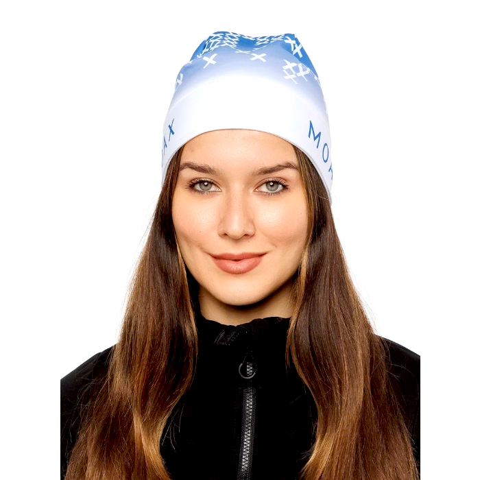 Шапка гоночная MOAX Race (синий/белый)