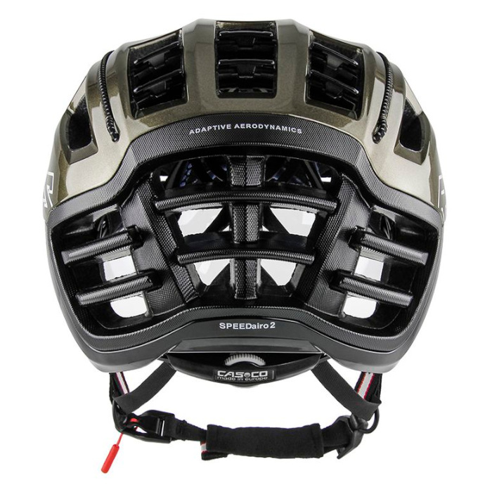 Шлем для велосипеда CASCO SPEEDairo 2 (с визором) (оливковый)