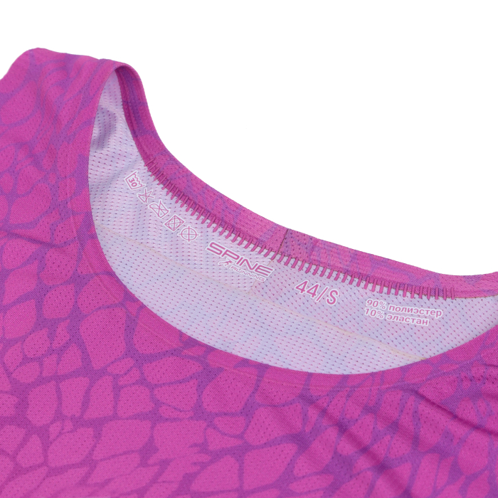 Майка для бега женская SPINE Running (розовый/фиолетовый)