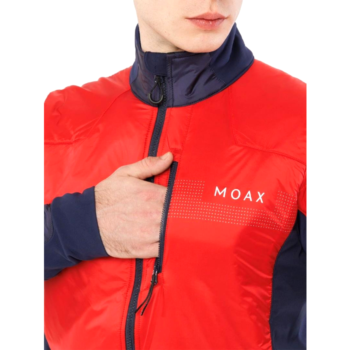 Куртка разминочная MOAX Tauri PRO Hybrid (красный/синий)