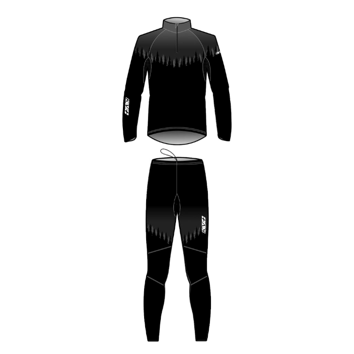 Комбинезон раздельный KV+ Tornado 2 Pieces Suit (темно-серый)
