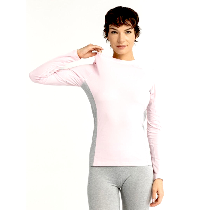 Термобелье женское (верх) MOAX Comfort Warm LS (розовый)