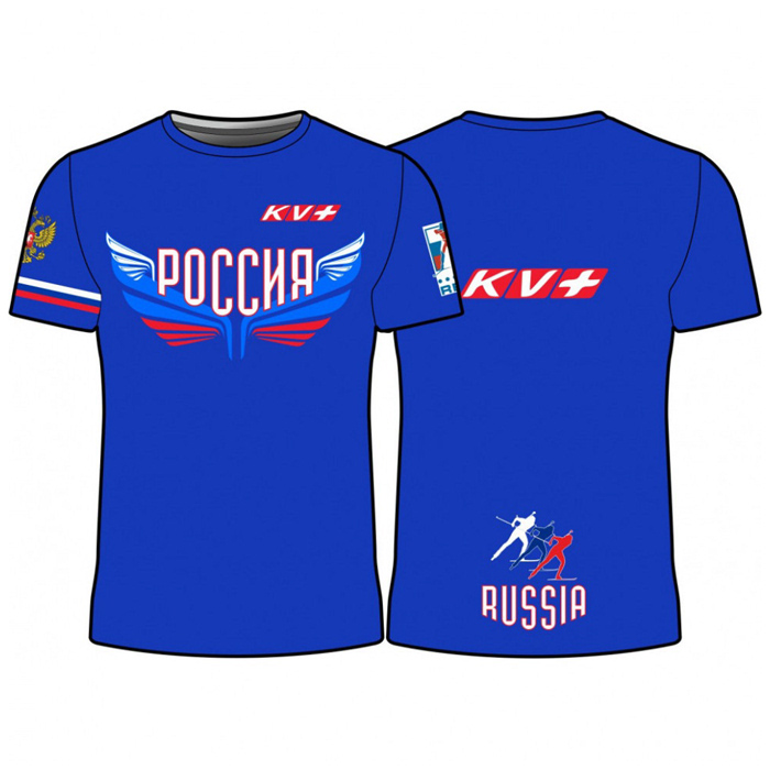 Футболка для бега KV+ National (синий)