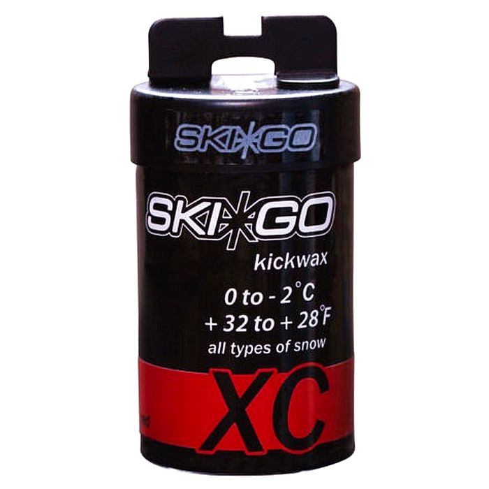 Мазь держания SKIGO XC Kickwax Red (0°С -2°С) 45 г.