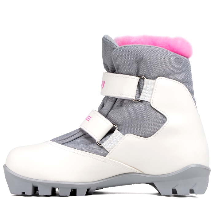 Лыжные ботинки SPINE NNN Snowway (165/2-20) (серый/розовый)