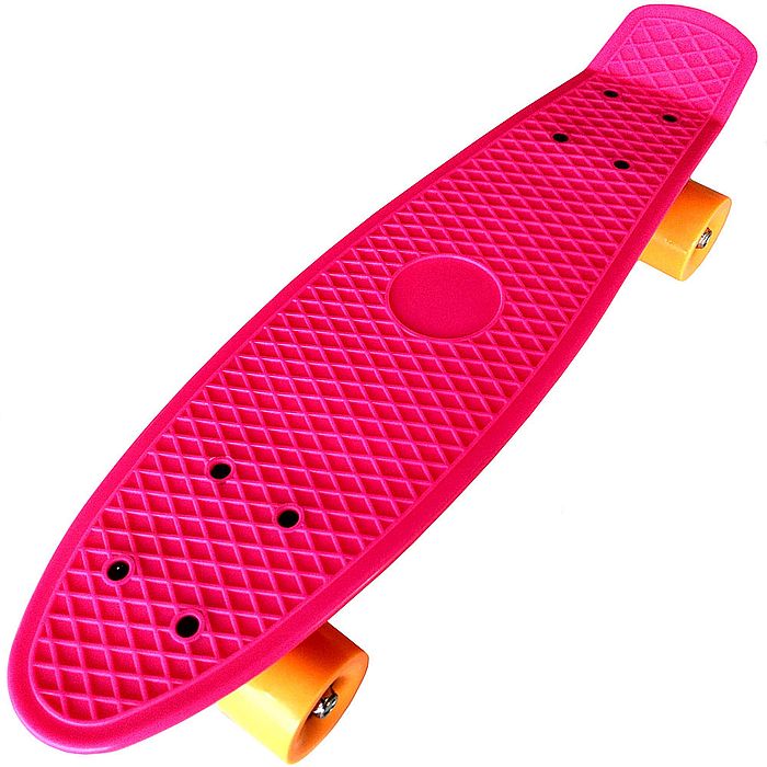 Пенни борд (скейт детский) SPORTEX SK20X (22" 56x15 см) (розовый)