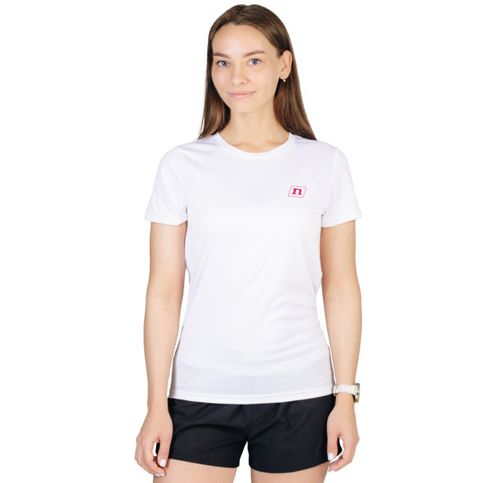 Футболка для бега женская NONAME White Line Miler (белый)