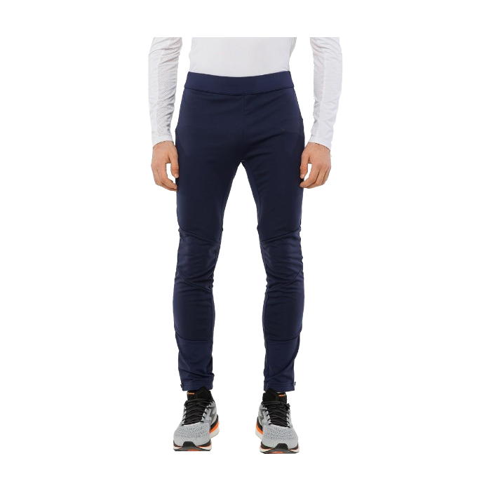 Брюки разминочные MOAX Tauri softshell zip (синий)