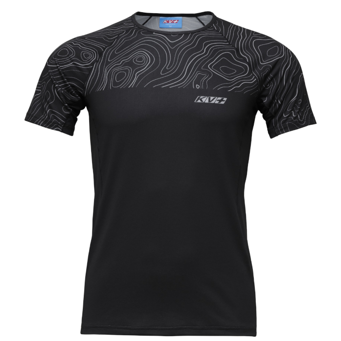 Футболка для бега KV+ Sprint Wave (черный)