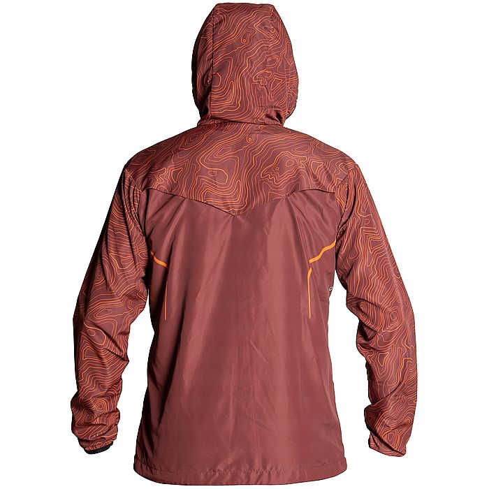 Ветровка для бега KV+ Breeze Wave (бордовый)