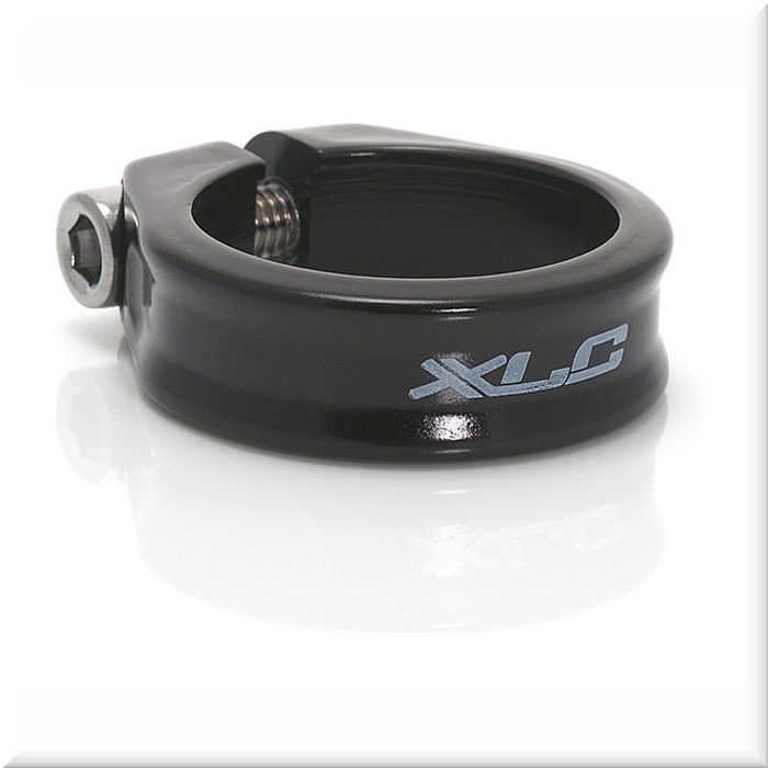 Седла XLC MTB/Road Seat Post-Clamp Ring Alu 34,9mm, black w. Sock. Screw SB-Plus PC-B01
