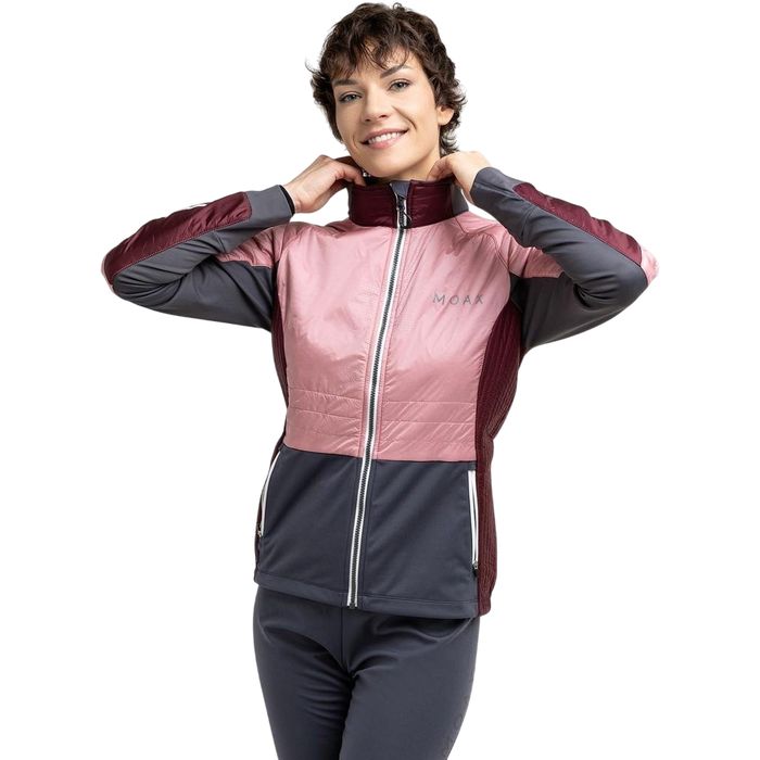 Куртка разминочная женская MOAX Tauri PRO Hybrid (розовый)