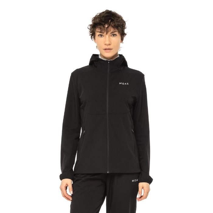 Куртка разминочная женская MOAX Core (черный)