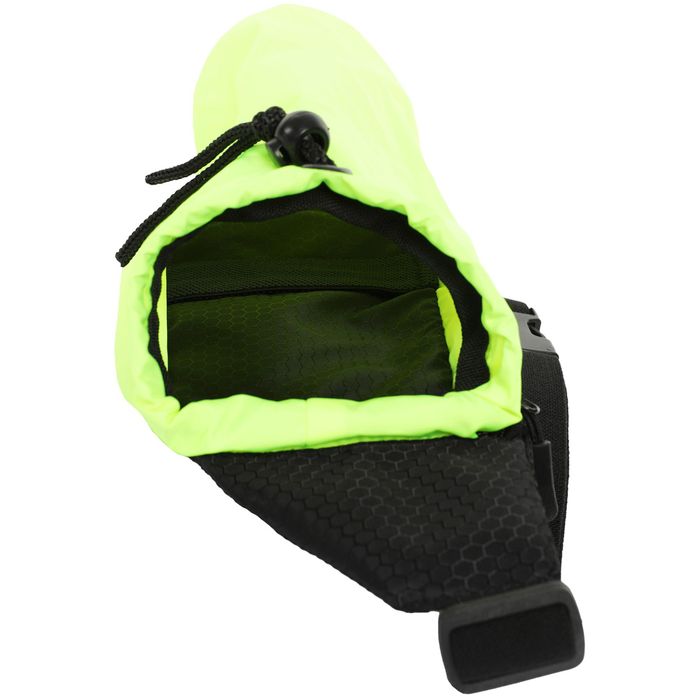 Подсумок для бегуна POWERUP с карманом для бутыли (черный)