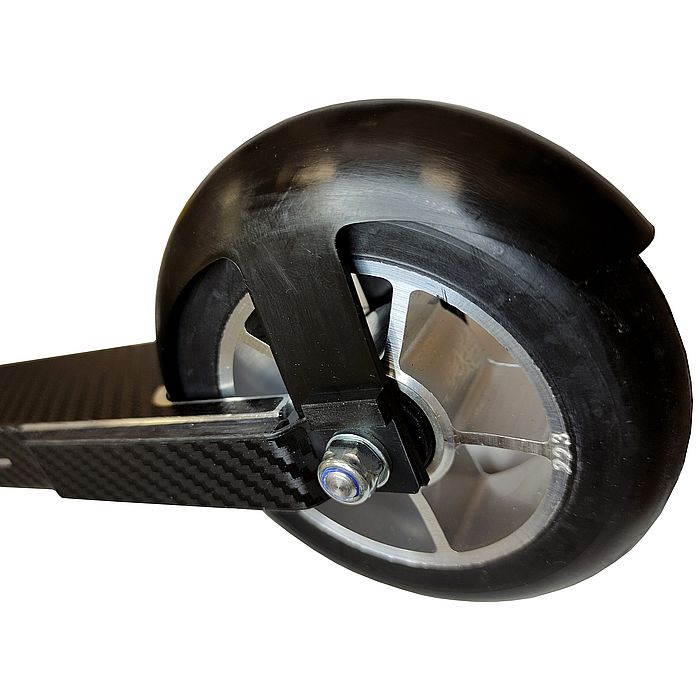 Лыжероллеры FFS Коньковые SK Medium (№ 2.25/медленные) (черный)