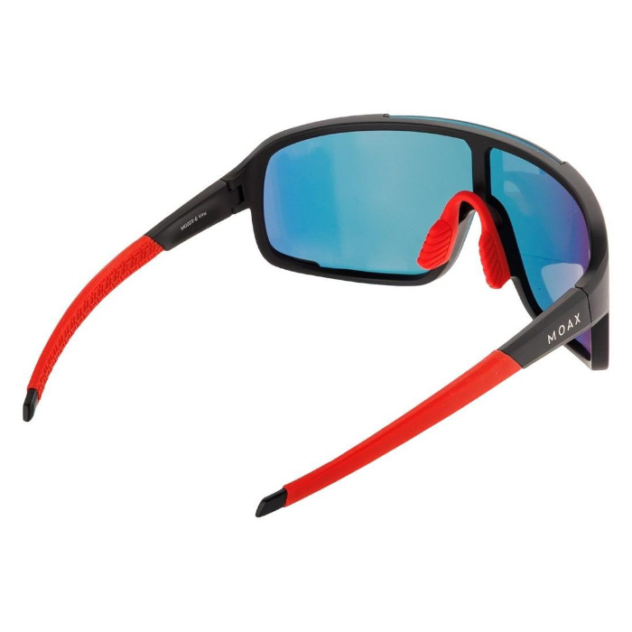 Очки спортивные MOAX Viru (черный/красный)