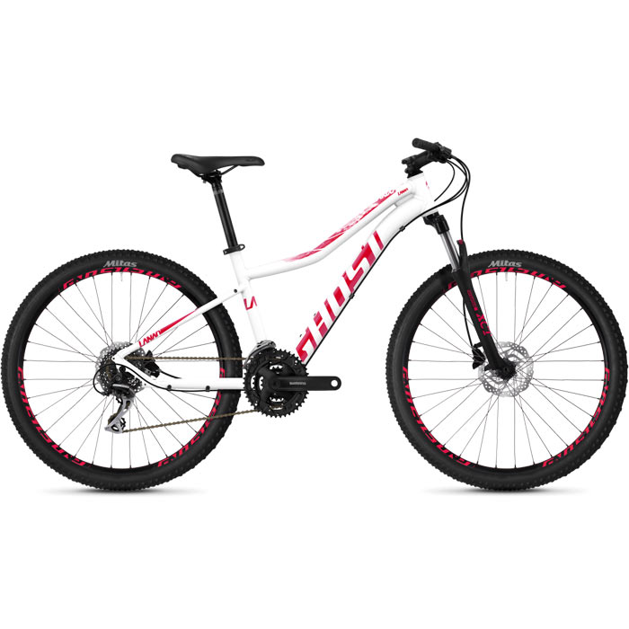 Велосипед GHOST Lanao W 2.7 AL (бело/розовый) (2020)
