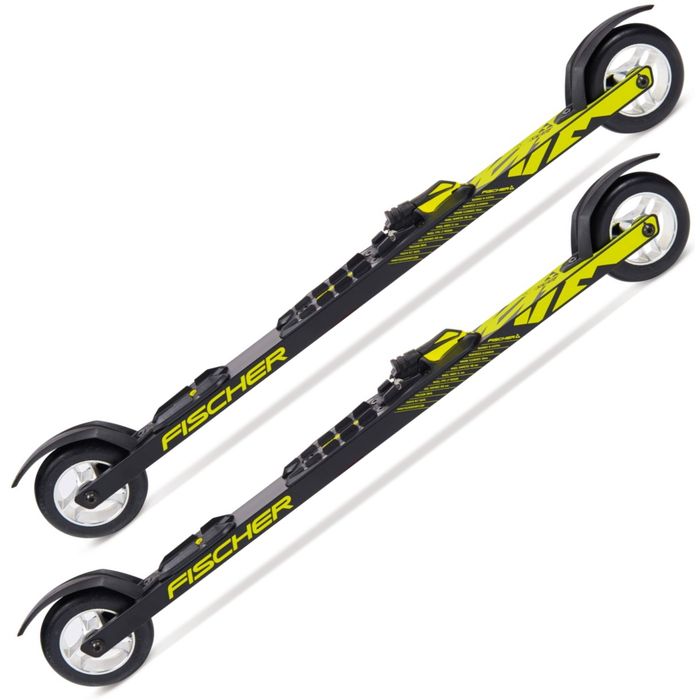 Лыжероллеры с креплениями FISCHER Коньковые RC7 Skate (черный/желтый)