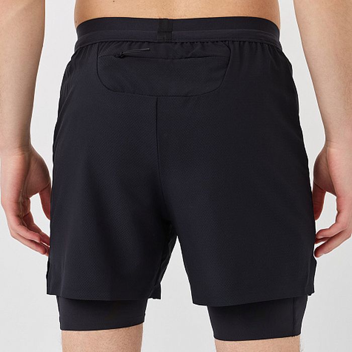 Шорты с лосинами для бега NORDSKI Stayer (черный)