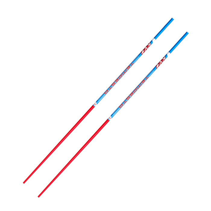 Трубки для лыжных палок KV+ (20P404B) Tempesta Blue (1шт.) (Карбон 90%+Стекло 10%) (красный/синий)