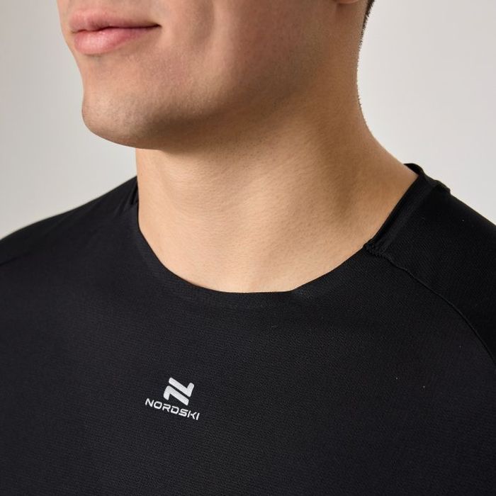 Футболка для бега NORDSKI Stayer (черный)