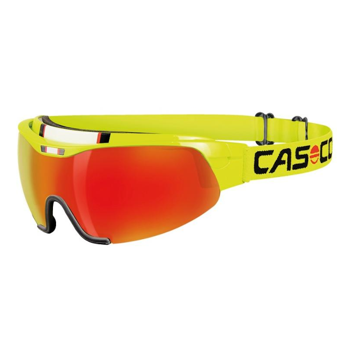 С подъемной линзой CASCO Spirit Carbonic (US:L) (черный/желтый)