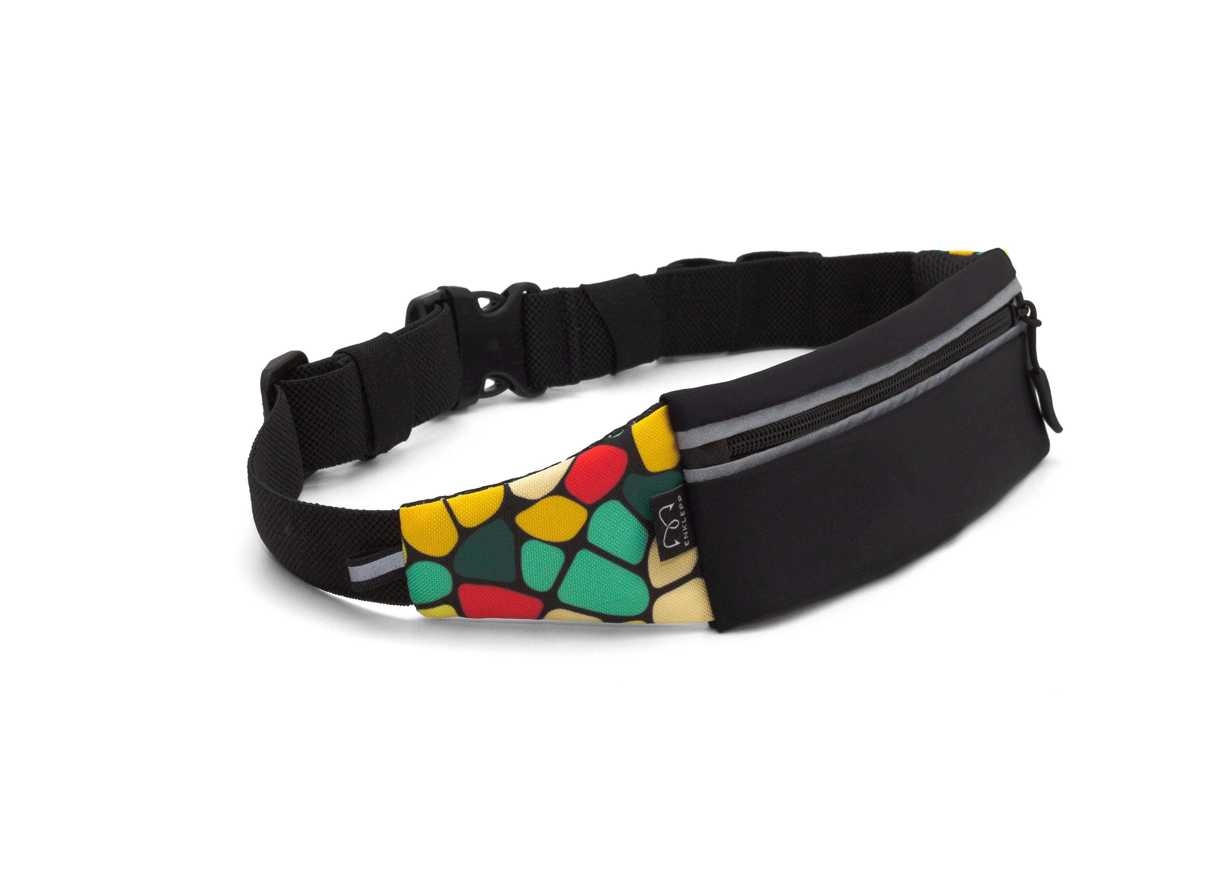 Сумка поясная ENKLEPP Run Belt 365 (зеленый/черный)