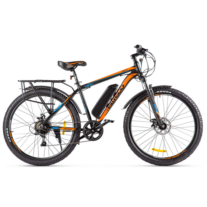 Электровелосипед ELTRECO XT 800 new 350 Wh (черный/красный) (2020)