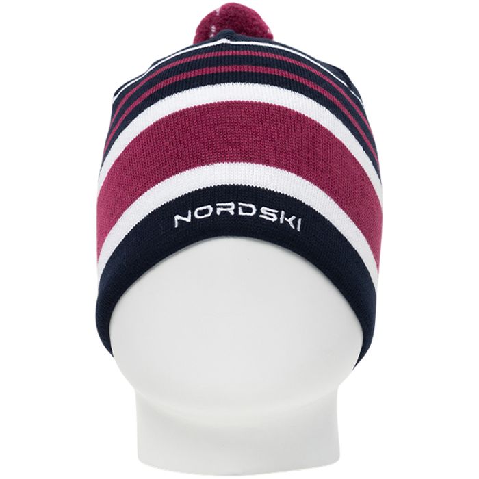 Шапка вязаная NORDSKI Bright (розовый)