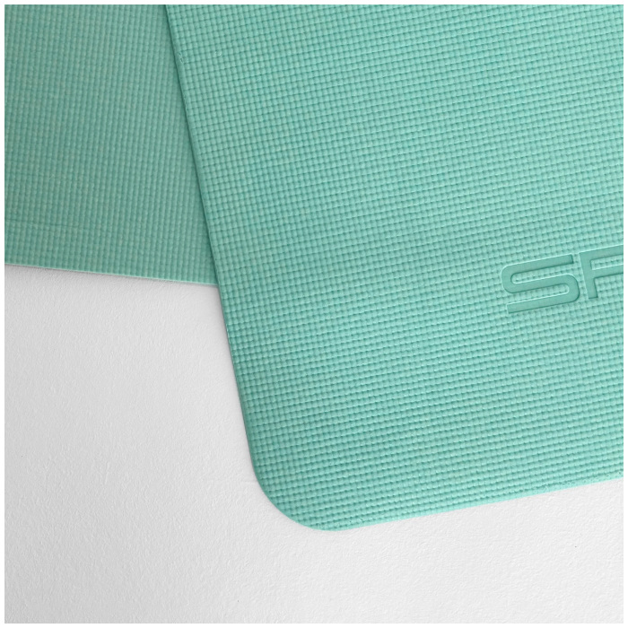 Коврик для йоги SPINE Fit PVC 4 мм. (мятный)